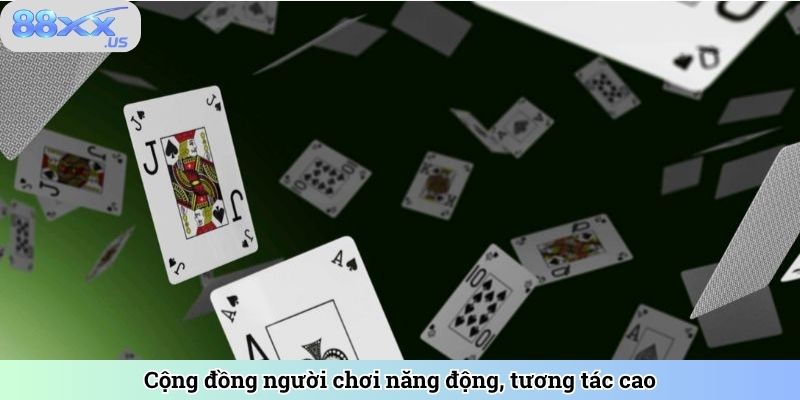 Cộng đồng người chơi năng động, tương tác cao